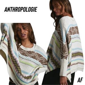 ANTHROPOLOGIE TWO PIECE HOODIE SWEATER NWT MEDIUM/LARGE